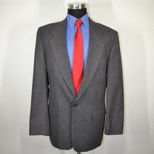 Cachet 40L Sport Coat Blazer Suit Jacket Gray Wool